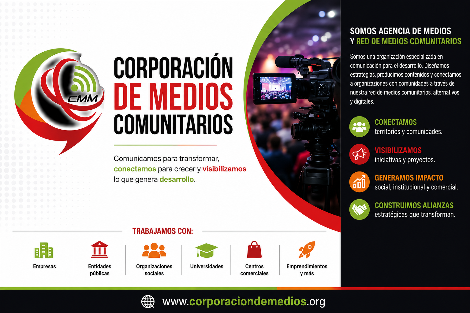 Corporación de Medios Comunitarios: agencia de medios y red de medios comunitarios